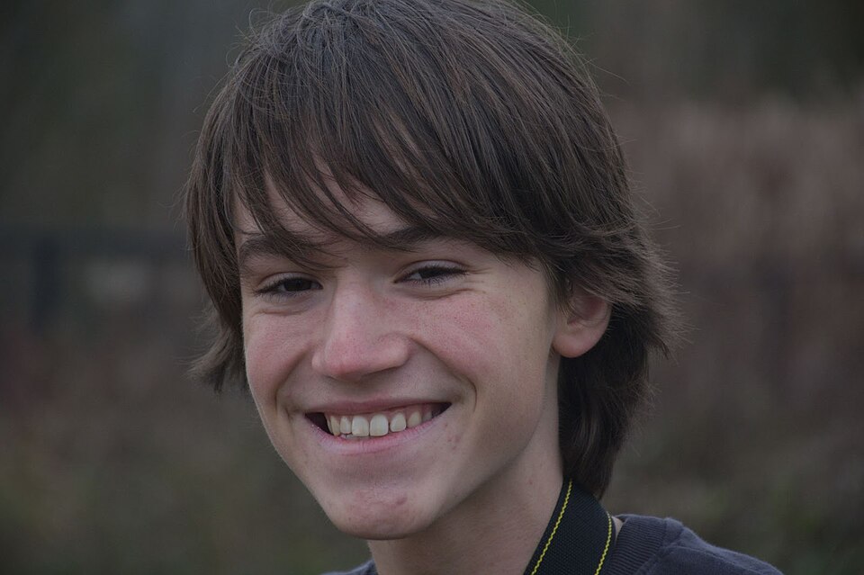 Photo illustrating the English word “boy” (niño)