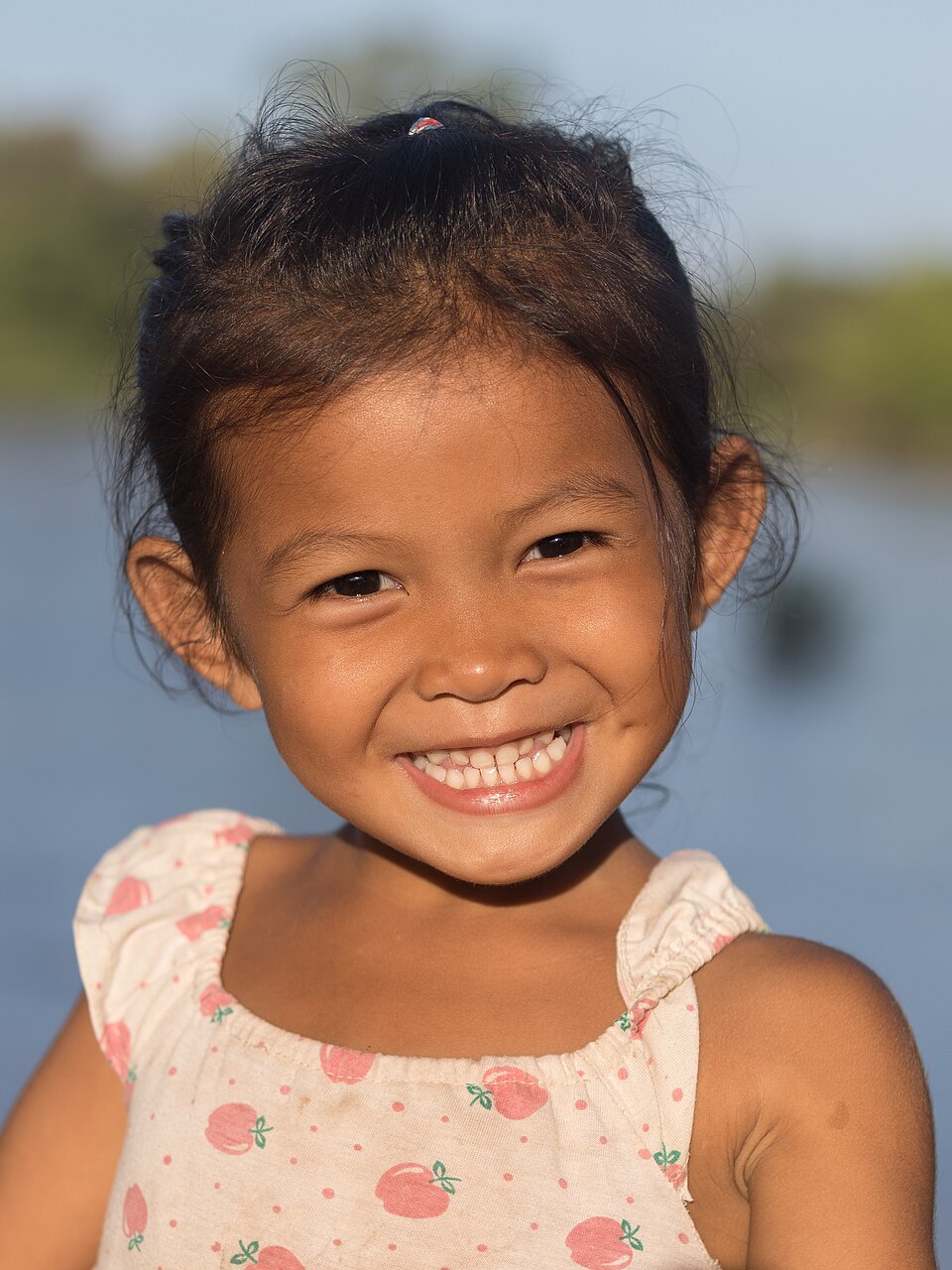 Photo illustrating the English word “girl” (niña)
