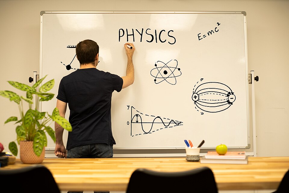 Photo illustrating the English word “teacher” (profesor)